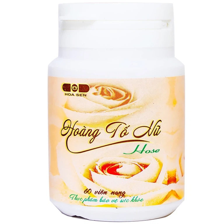 02 Boxes - Viên uống Hoàng Tố Nữ Hose Hoa Sen bổ trung ích khí, sinh tân, chỉ khát (60 viên)