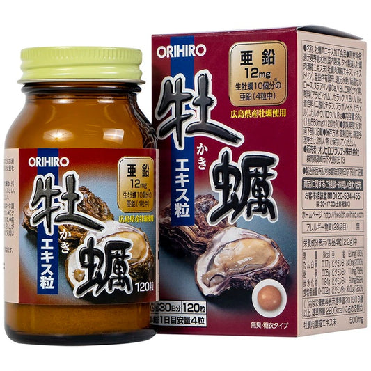 Viên nén Orihiro New Oyster Extract tăng cường sinh lý cho nam giới (120 viên)