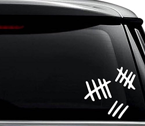 others_tally_marks_silence Car Truck Window Bumper Vinyl Graphic Decal Sticker