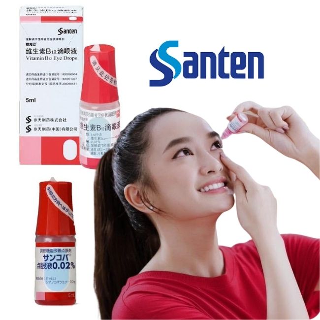 2 bottles* 5ml - Thuốc nhỏ mắt Sancoba Nhật Bản dành cho người cận thị