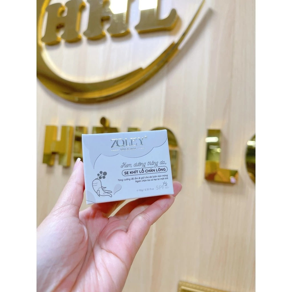 02 Boxes - Kem Dưỡng Trắng Da Se Khít Chân Lông Face Trắng Zoley 10g