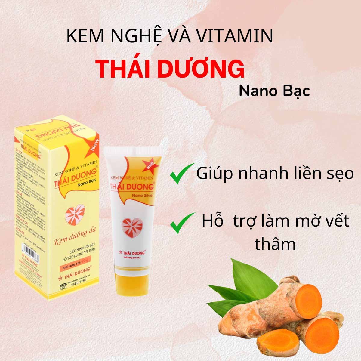03 Boxes - Kem Nghệ Thái Dương dưỡng da, giúp nhanh liền da