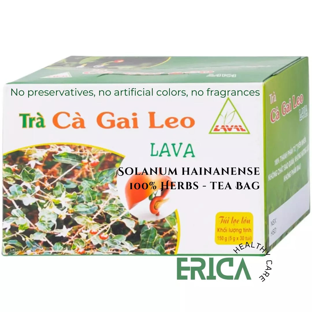 3 Boxes - Ca Gai Leo Lava 100% Herbs for Liver Health Detox Tea - Tra Ca gai Leo