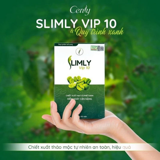 Thảo Mộc Hỗ Trợ Giảm Béo Slimly VIP 10 Tặng Kèm 30v Collagen