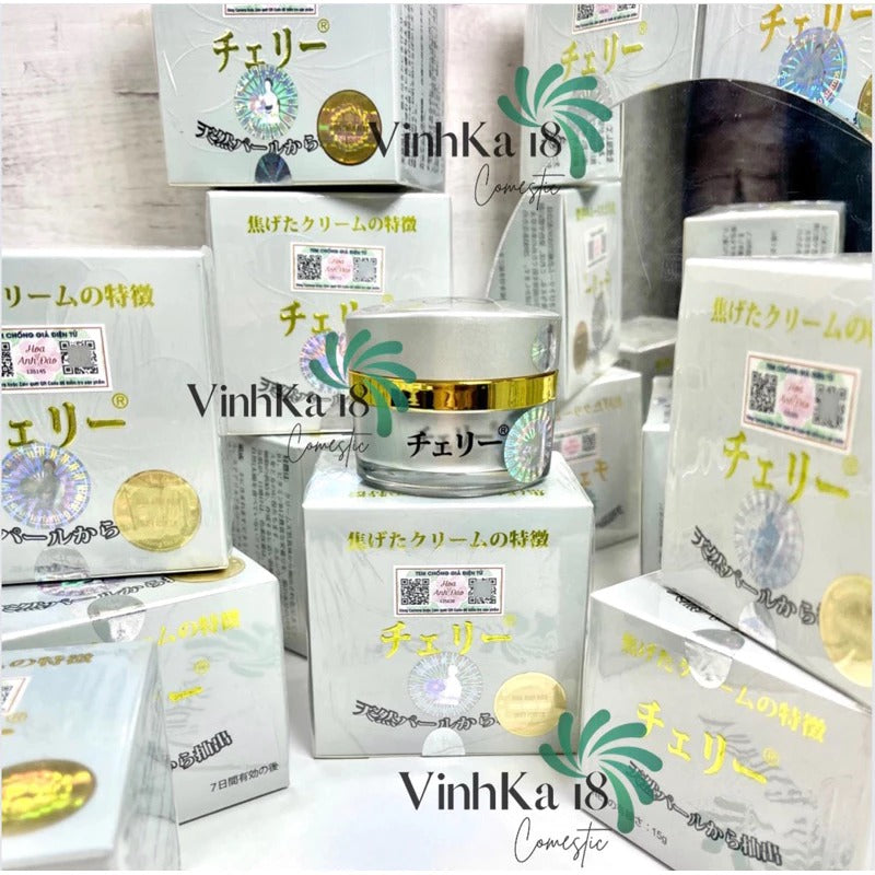 01 Box - KEM FACE HOA ANH ĐÀO NHẬT BẢN - DA SẠM NÁM - TÀN NHANG & DA XỈN MÀU , KHÔ SẦN.