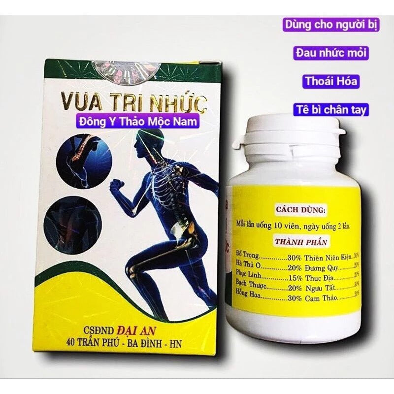 02 Boxes - VUA TRỊ NHỨC HỖ TRỢ XƯƠNG KHỚP VÀ GOUT CHÍNH HÃNG