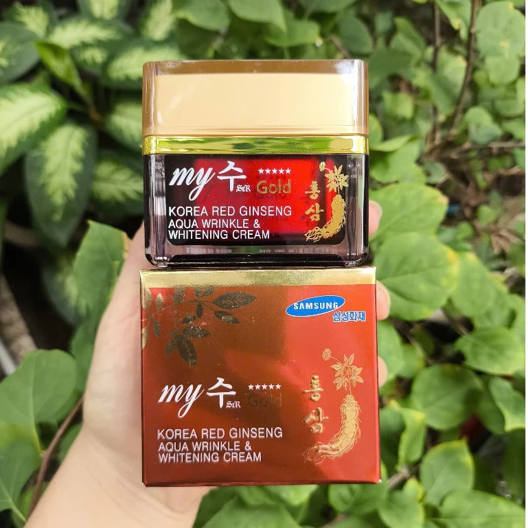 01 Box - Kem dưỡng trắng Hồng sâm Hàn Quốc My Gold 50g