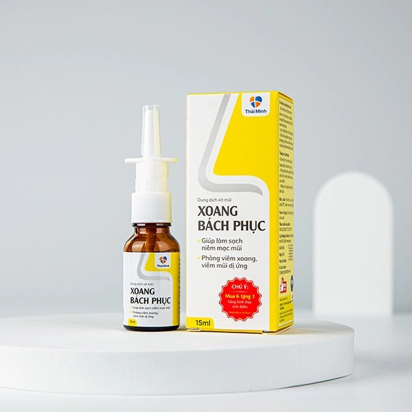 02 Boxes*15ml - Dung dịch xịt mũi Xoang Bách Phục