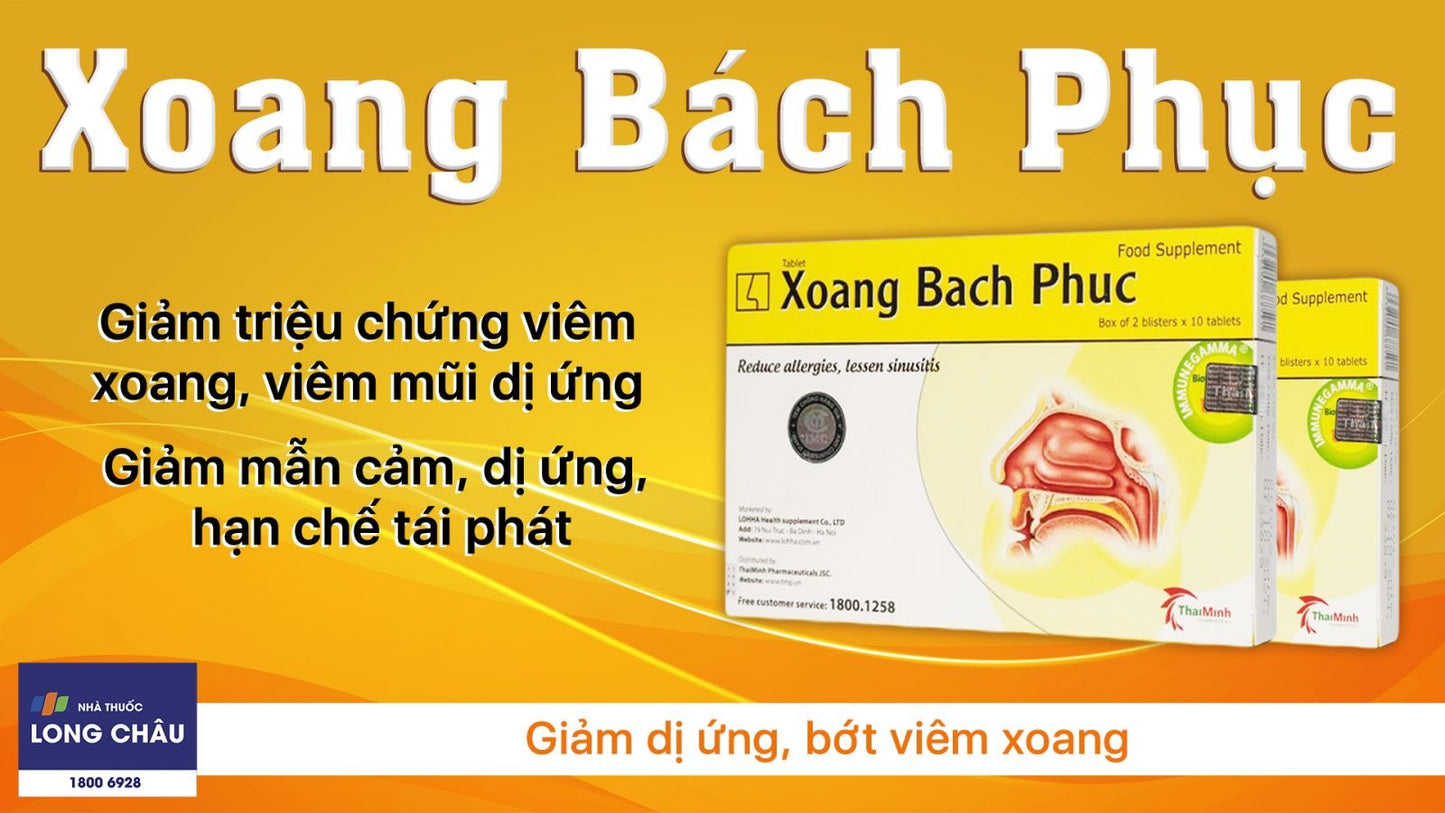 02 Boxes -  Viên Uống Xoang Bách Phục