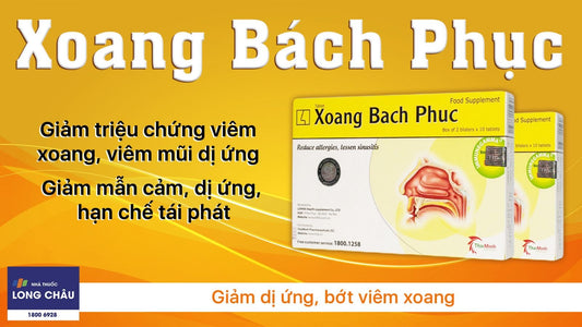 02 Boxes -  Viên Uống Xoang Bách Phục