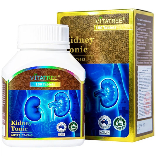 Viên uống Vitatree Kidney Tonic hỗ trợ bổ thận, tăng cường chức năng thận (100 viên)