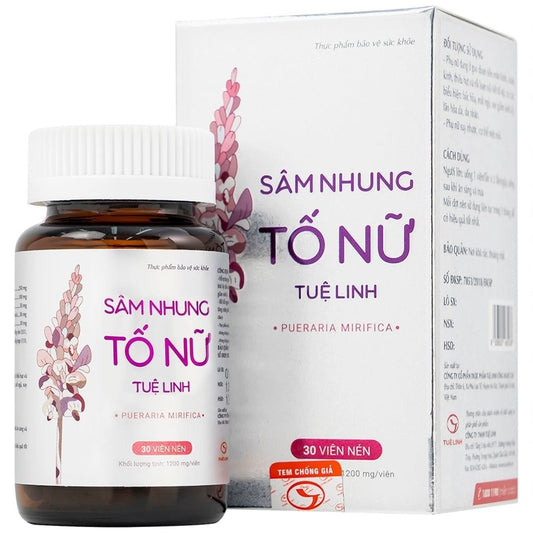 Viên nén Sâm Nhung Tố Nữ Tuệ Linh hỗ trợ tăng cường nội tiết tố nữ (Hộp 30 viên)