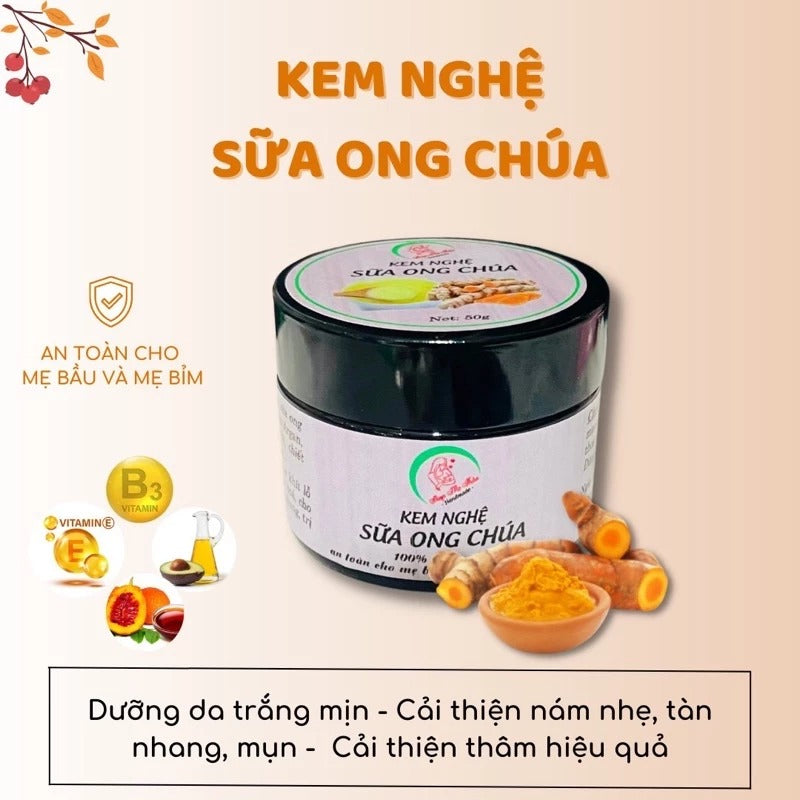 KEM NGHỆ SỮA ONG CHÚA