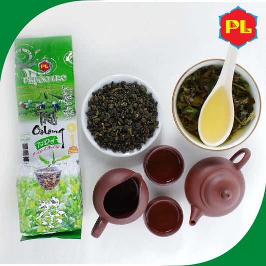 Trà ô long cao cấp (oolong) 250g Tứ Quý Phước Lạc - Trà biếu thượng hạng