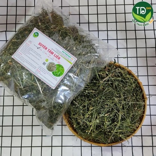 500gram - Xuyên Tâm Liên giúp thanh lọc cơ thể, kháng khuẩn, tăng sức đề kháng, giảm ho, tiêu đờm