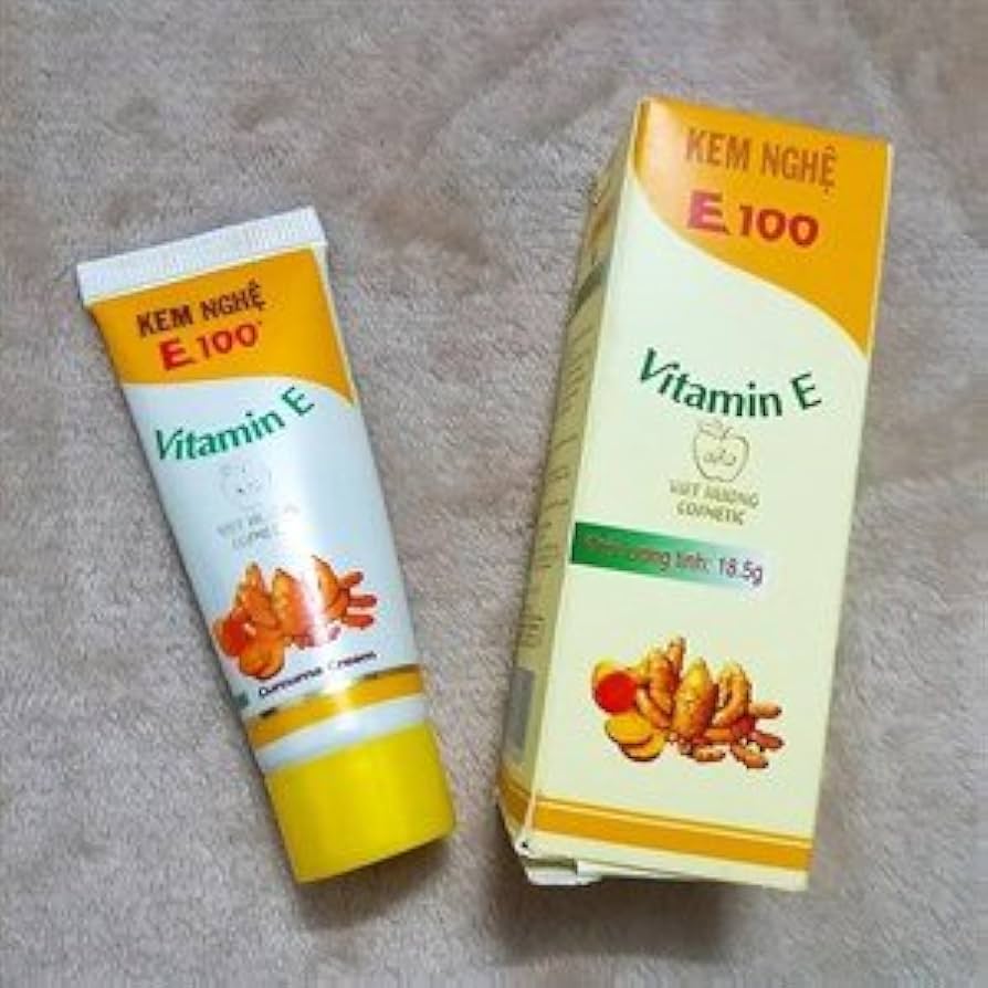 3x Kem Nghe E100 turmeric cream-acne treatment dark spot treatment tri mun, tham