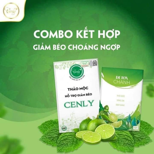 02 Boxes - Trà thảo mộc giảm cân CENLYY hộp 30 viên chính hãng