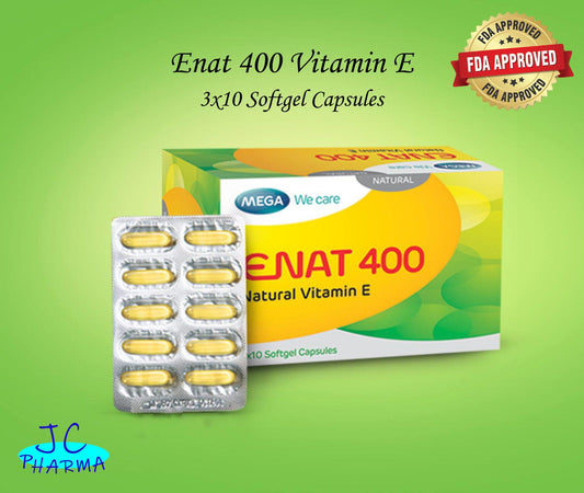 02 Boxes - ENAT 400 - Vitamin E 400 IU - Antioxidant & Free Radical Scavenger- Ship 7-14 Days- Ship from USA time 7-14 Days