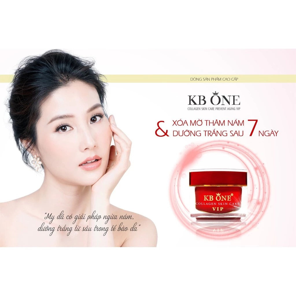 Kem KBONE VIP Đỏ 50g Dưỡng Trắng Da Mặt Hộp Lớn