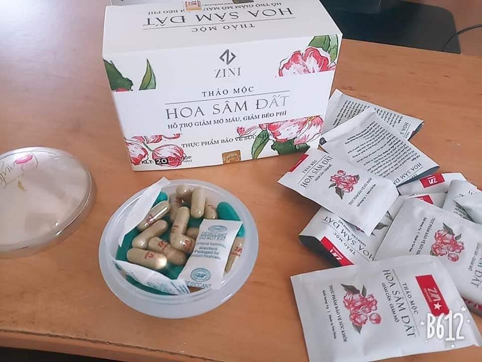 02 Boxs - Vien Tra giam can Hoa Sam Dat - Tea Detox