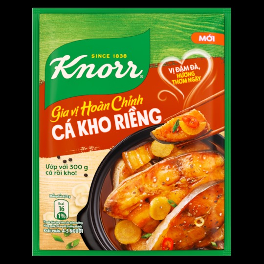 10 Gói - Gia vị Hoàn Chỉnh Knorr Cá Kho Riềng