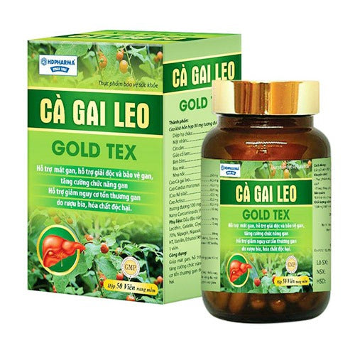 02 Boxs of 50 Capsules - Bo Gan Ca GAI Leo GOLDTEX