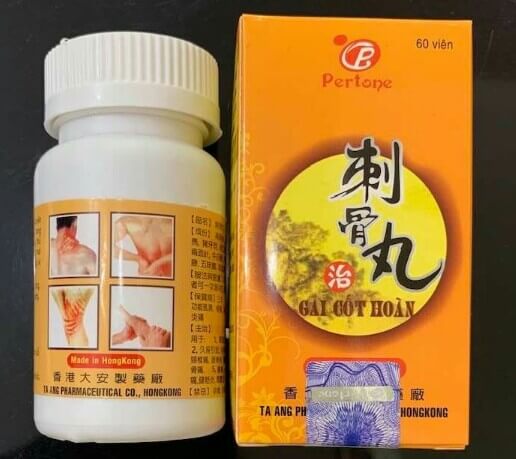 02 BOXES GAI COT HOAN - treatment of rheumatism, aches and pains, back pain