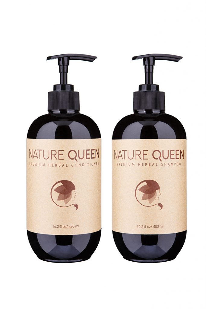 Combo 2 chai dầu gội  và Xã - mọc tóc Nature Queen - Dầu Gội Ngăn Rụng Tóc Từ Mỹ Nature Queen