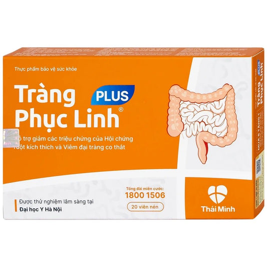 02 Boxes - Viên uống Tràng Phục Linh Plus Thái Minh hỗ trợ giảm các triệu chứng của hội chứng ruột (2 vỉ x 10 viên) (Copy)