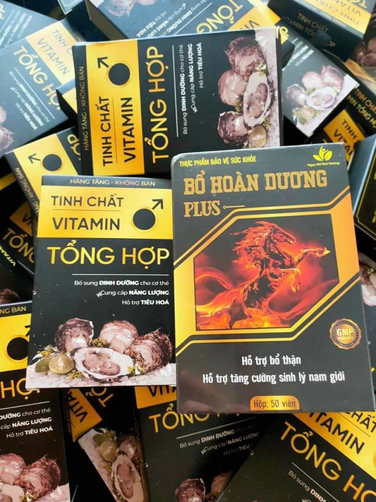 02 BỔ HOÀN DƯƠNG PLUS 02 Tinh Hau -  Thao Duoc Bo Hoan Duong - Tang Cuong Sinh Ly Nam Gioi - Good Quality