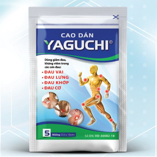 20 Packs x 5 Patches Yaguchi Herbal Patch Sheng Chun Cao dan Thao duoc Giam Dau Tatra