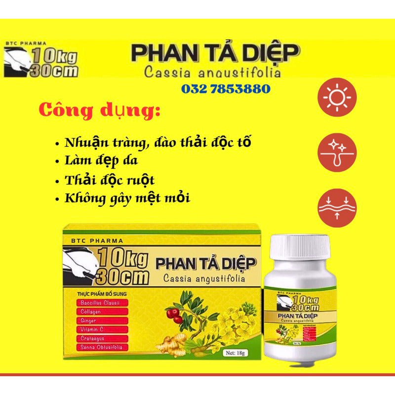 02 Boxes - Đệ Nhất Giảm Mỡ Phan Tả Diệp Giảm 10 kg Cho Cơ Địa Khó Giảm