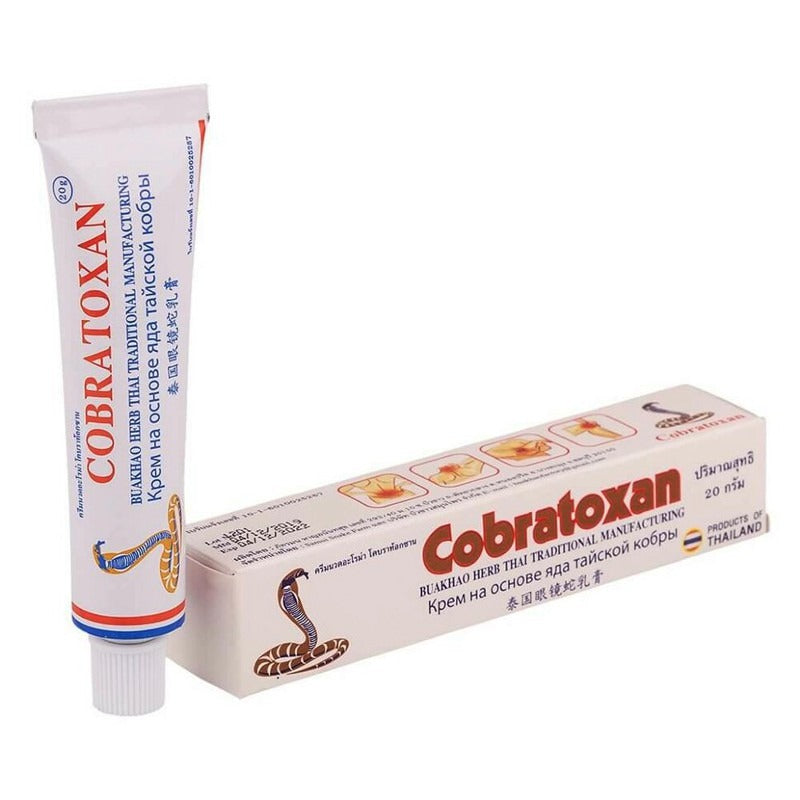 04 Boxes - Cobratoxan Snake Venom Skin Cream Pain Relief