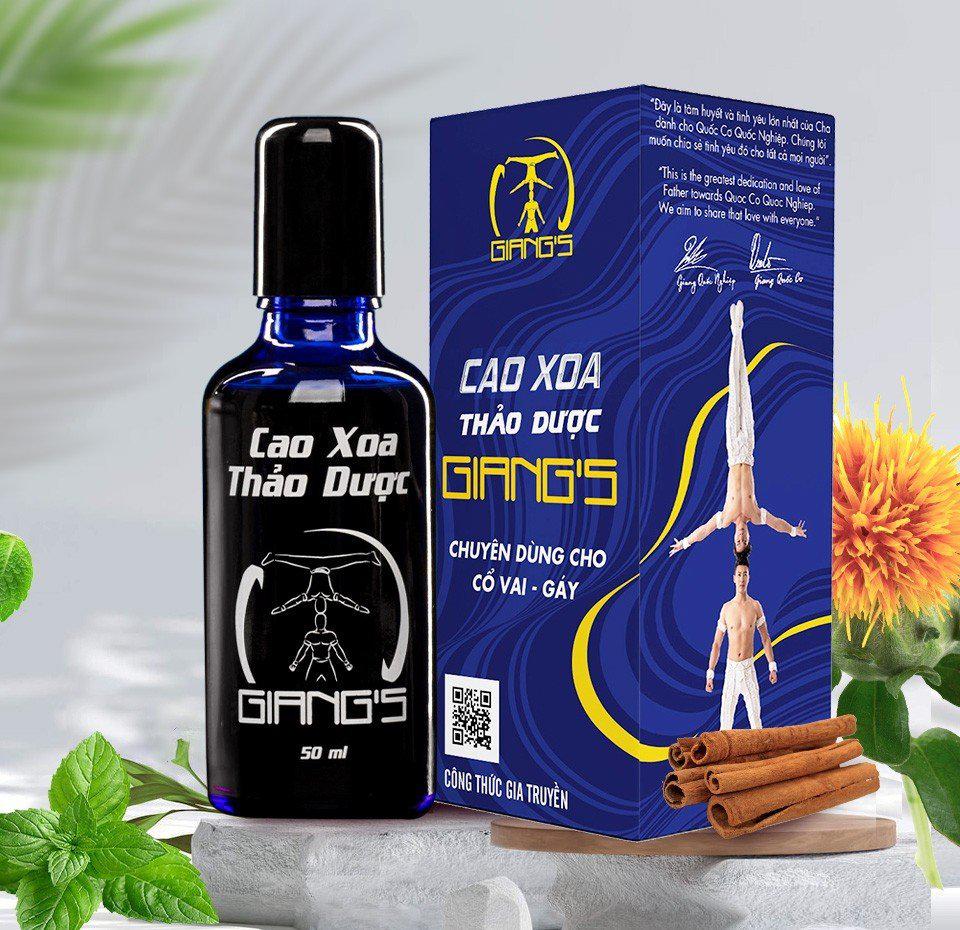 CAO XOA THẢO DƯỢC GIANG'S CHUYÊN DÙNG CHO CỔ - VAI - GÁY