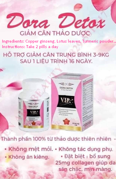 GIẢM CÂN DORA DETOX VIP