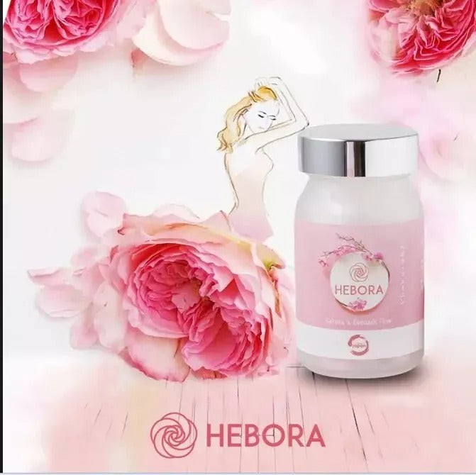 2x Hebora Premium Sakura Damask Rose- Fragrance of Youth, Anti-aging