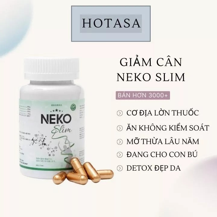 Tra giam can genuine Neko slim weight loss herbs Japanese technology