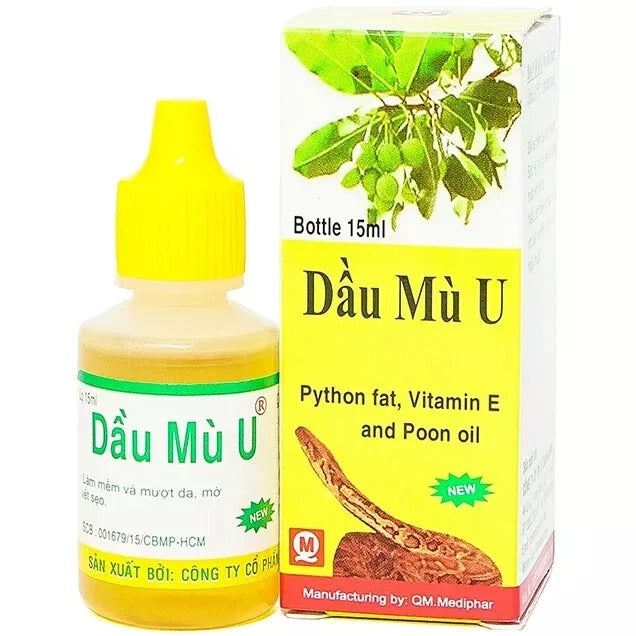 2 Boxes Dau Mu U Python Fat for Skin Burns, Scalds, Dermatitis - Tamanu Oil