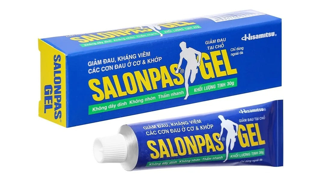 10 Tubes x 30g Hisamitsu Salonpas Gel - Muscle Pain Relief