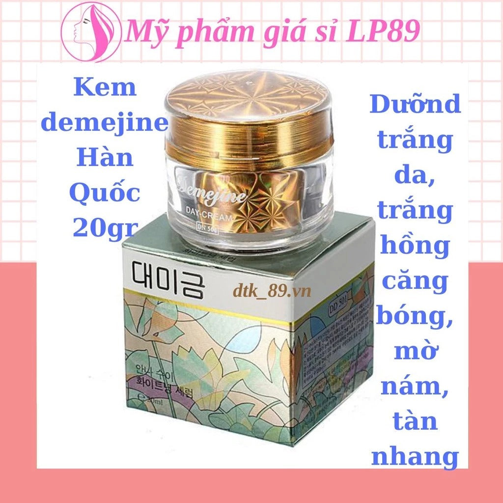 02 Boxes - Kem Demejine Hàn Quốc 20ml, mụn bọc, mụn mủ, mụn đầu đen, dưỡng da, thâm, sẹo,Trắng Da