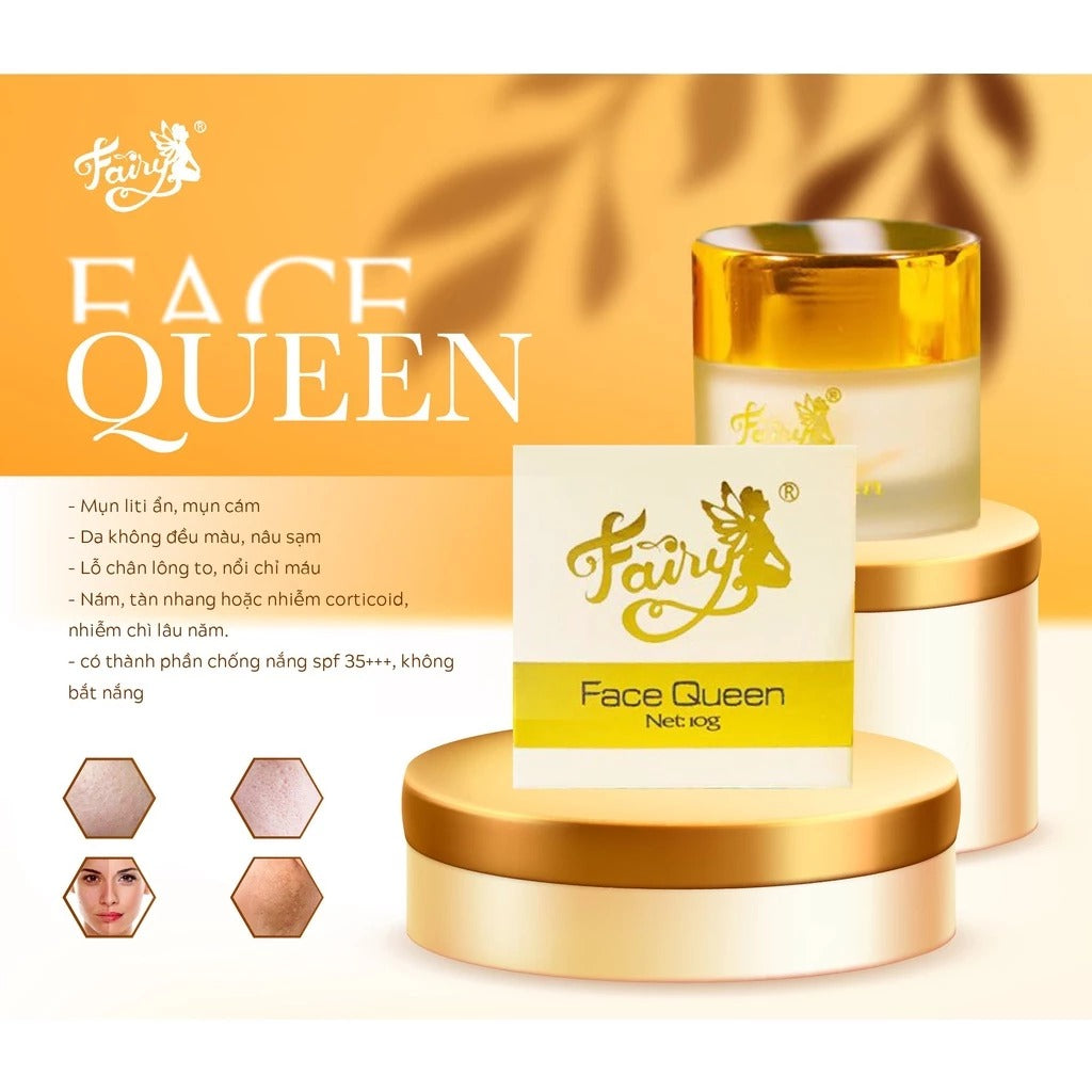 Kem dưỡng da mặt Face Queen Fairy dưỡng trắng mờ thâm đều màu da 10gram