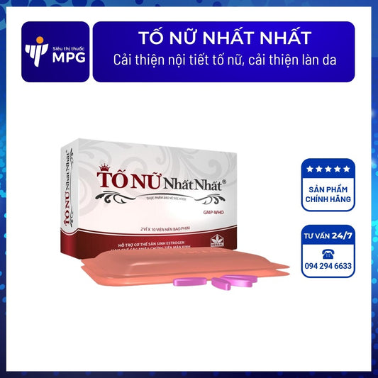 02 Boxes - Tố nữ Nhất Nhất hỗ trợ cải thiện nội tiết tố nữ (20 viên)