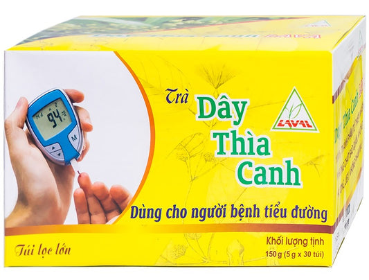 02 Boxs Tra Day Thia Canh - Trà túi lọc Dây Thìa Canh Lava dùng cho người bệnh tiểu đường (5g x 30 túi‎)