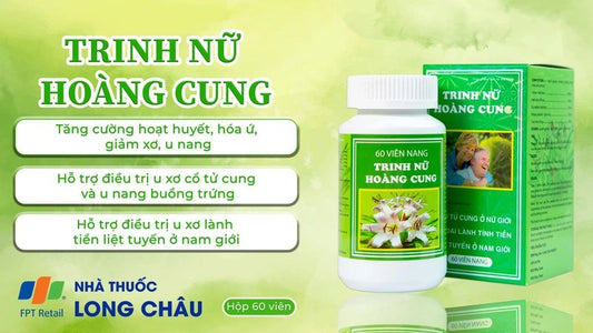 02 Boxes - Viên uống Trinh Nữ Hoàng Cung Dolexphar hỗ trợ giảm sự tiến triển của u xơ tử cung