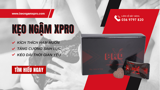 KẸO NGẬM XPRO *  10 viên - Tăng cường sinh lực, kéo dài cuộc yêu