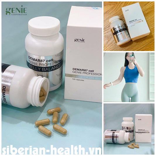 2 Boxes - Thai MO Bung - Belly Balance Viên Uống Hủy Mỡ Bụng Demar87 Cell Genie Professional Belly Balance