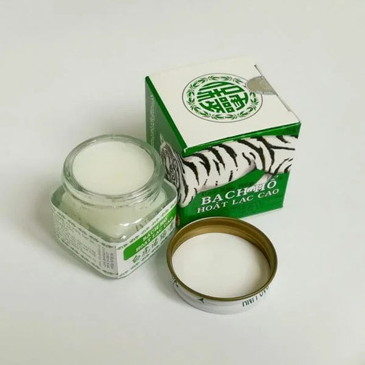 02 Boxes - White tiger balm Vietnam tigre blanc ointment pain relief