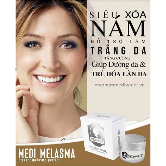 01 Box - Medi White Melasma - Kem làm mờ, giảm nám da ban đêm