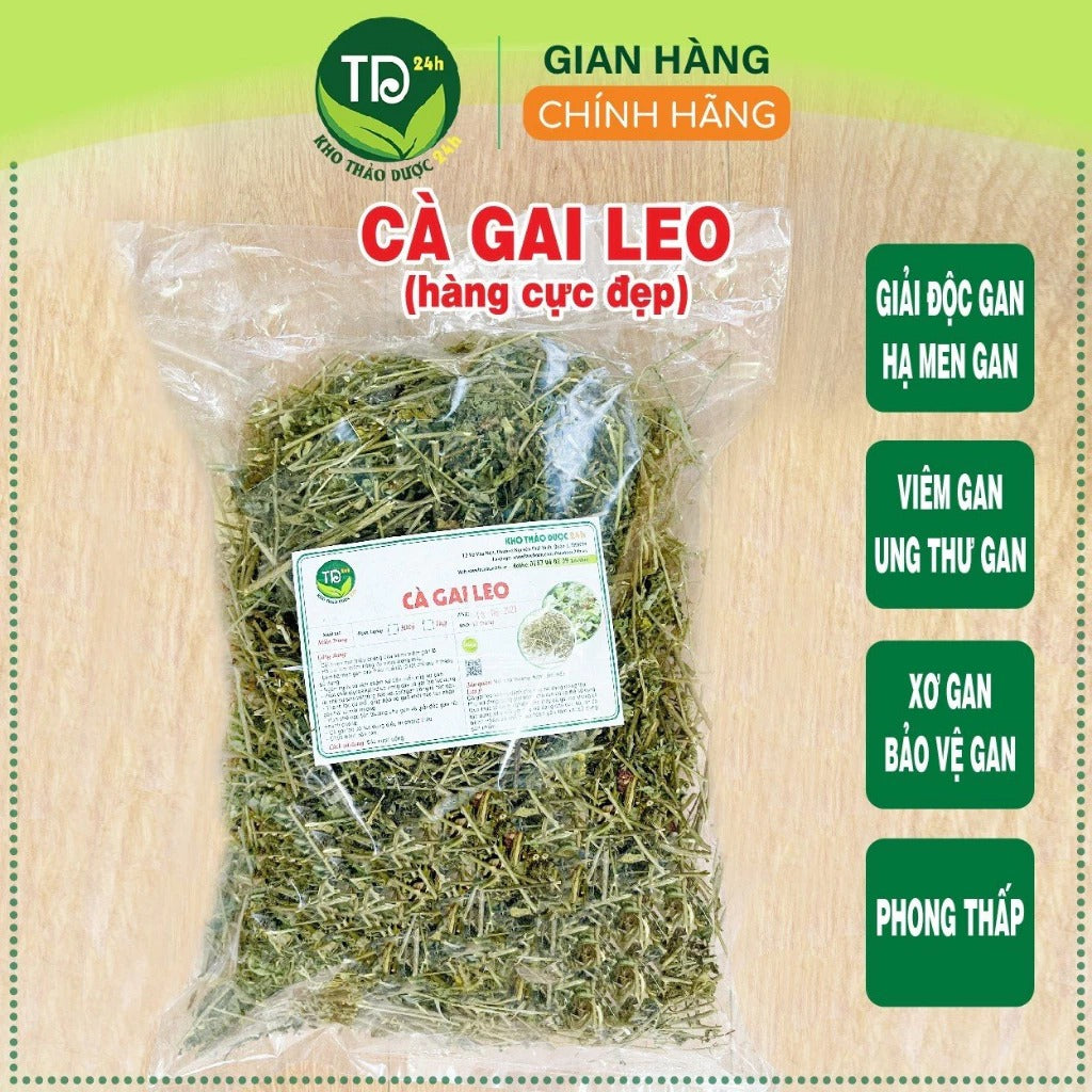 500 Gram - Cà gai leo, giải độc, hạ men gan, làm mát gan, bảo vệ lá gan