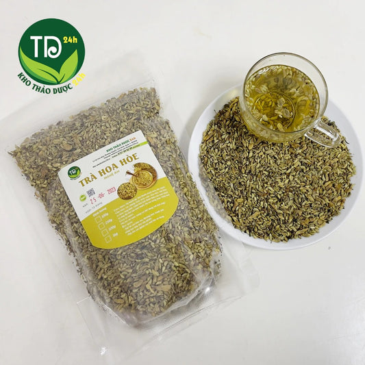 500 Gram -Trà hoa hòe đã sao thơm, bền mạch máu, chống xơ vữa động mạch, ổn định huyết áp, tốt cho tim mạch